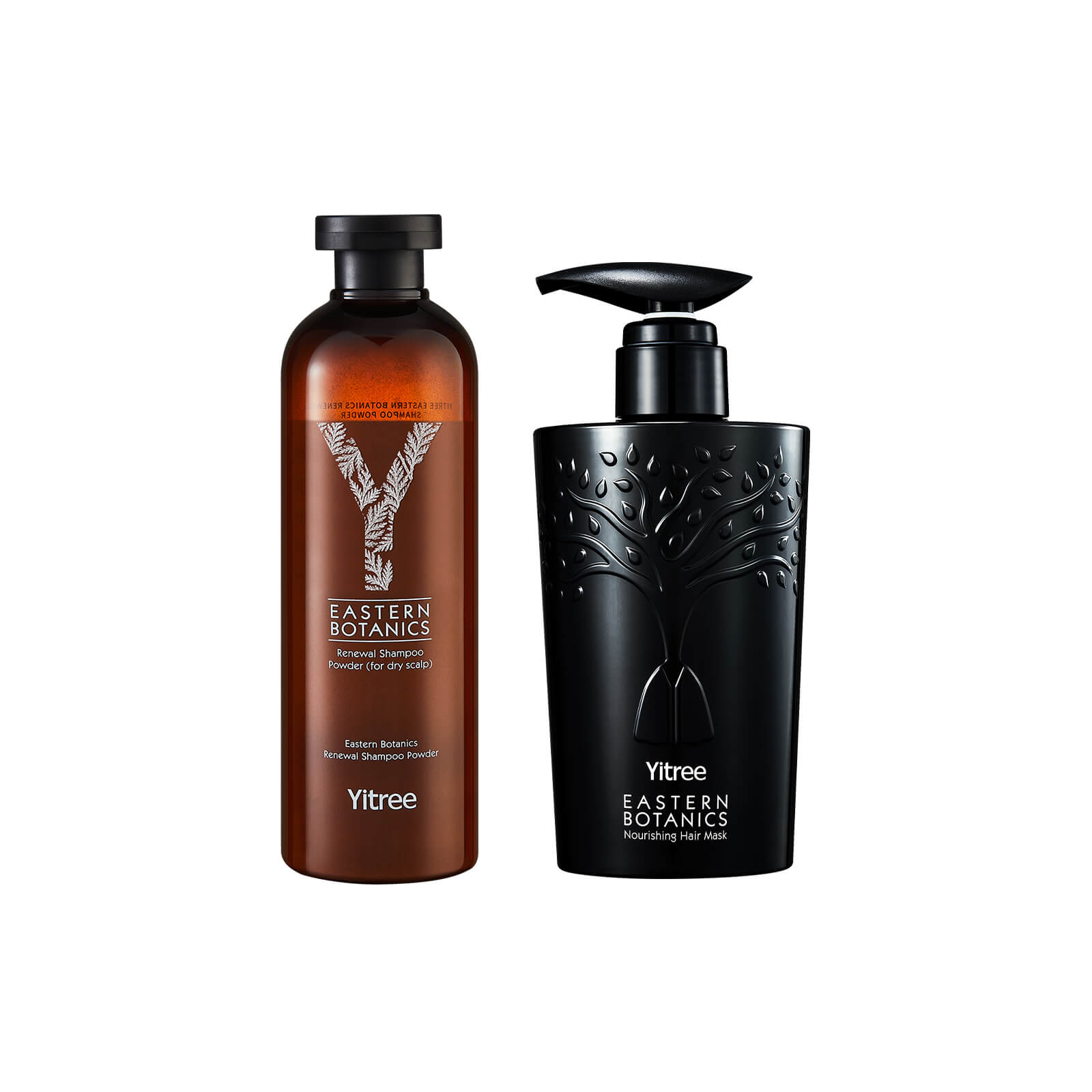 Yitree Eastern Botanics Renewal Shampoo Powder (for dry scalp)+Nourishing Hair Mask